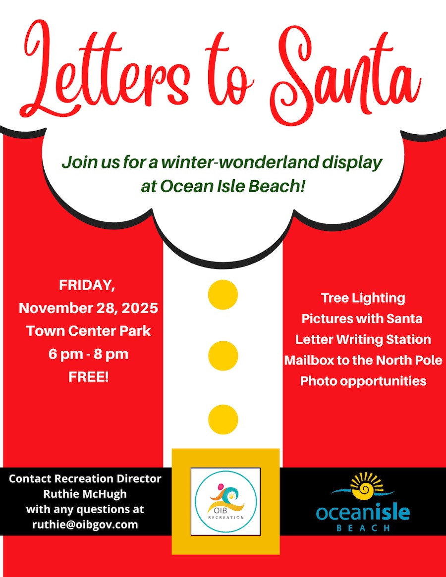 Letters to Santa Ocean Isle Beach NC
